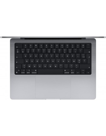 Apple MacBook Pro 14'' M1 Max 64 Go RAM 2 To SSD CPU 10 cœurs GPU 32 cœurs Gris Sidéral