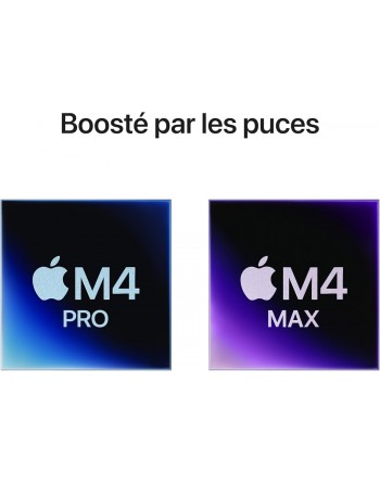 Apple MacBook Pro 16" M4 Max 48 Go RAM 1 To SSD CPU 16 cœurs GPU 40 cœurs Argent
