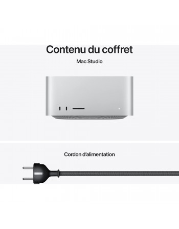 Apple Mac Studio M4 Max 36 Go RAM 512 Go SSD CPU 14 coeurs GPU 32 cœurs