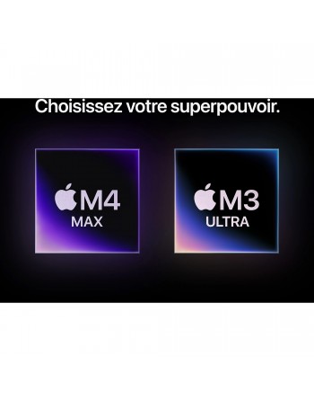 Apple Mac Studio M3 Ultra 96 Go RAM 1 To SSD CPU 28 coeurs GPU 60 cœurs