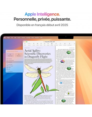 Apple MacBook Air 13'' M4 16 Go RAM 512 Go SSD CPU 10 cœurs GPU 10 cœurs Argent Nouveau
