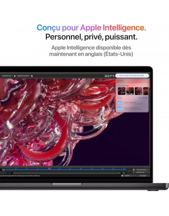 Apple MacBook Pro 16" M4 Max 36 Go RAM 1 To SSD CPU 14 cœurs GPU 32 cœurs Noir Sidéral Nouveau