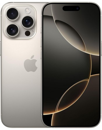 Apple iPhone 16 Pro 6,3" 5G Double SIM 128 Go Titane Naturel Premium