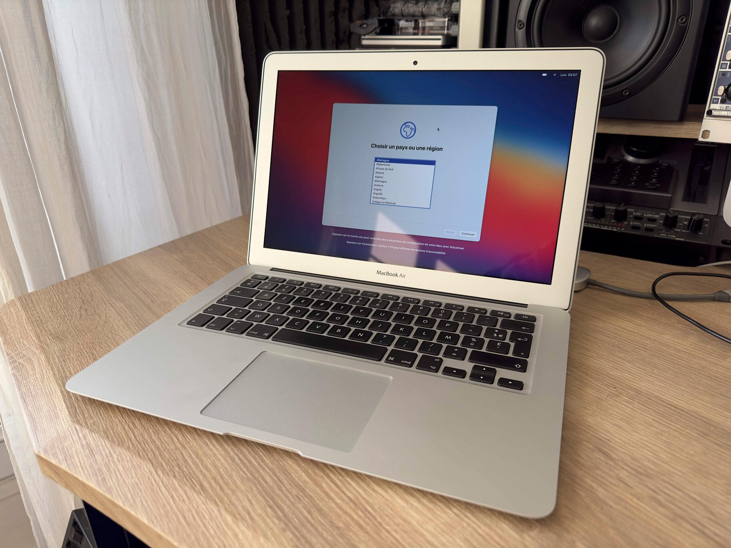 A saisir MacBook Air 13 " 2017 8/512Go SSD – occasion