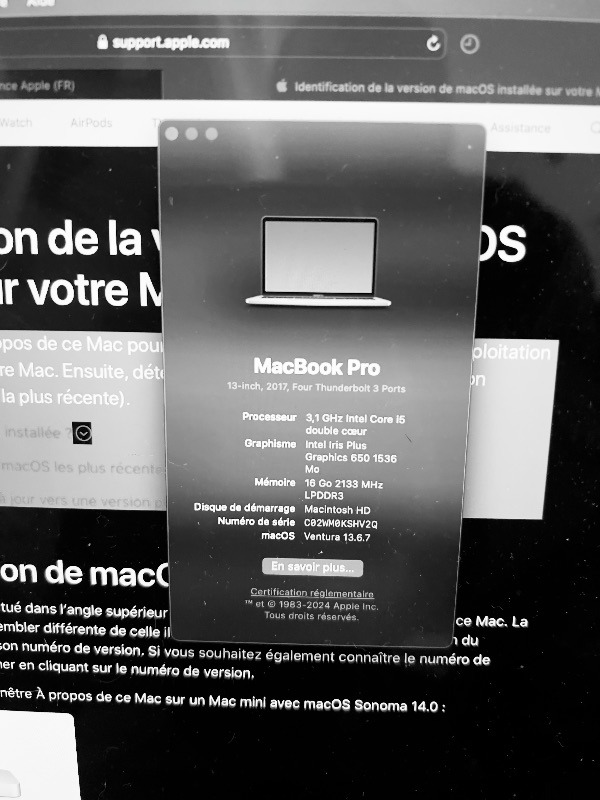 MacBook Pro 2018 17gigas de ram