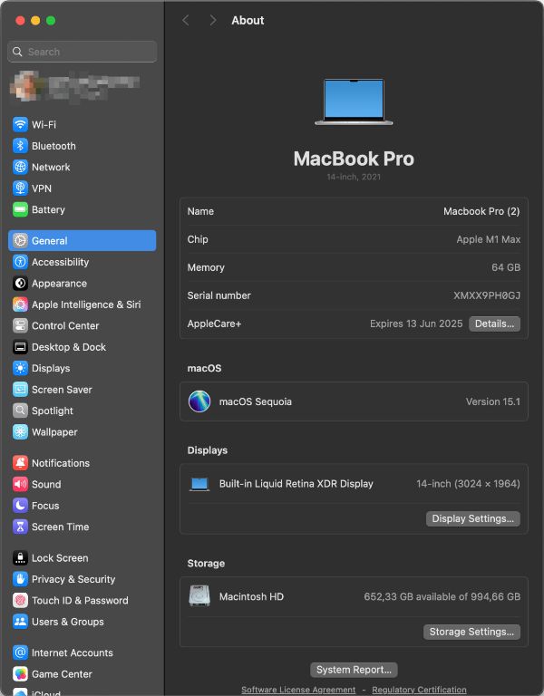 MacBook Pro 14 M1 Max